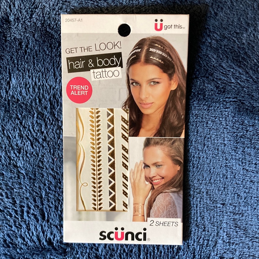 Scünci Hair & Body Tattoo- Gold